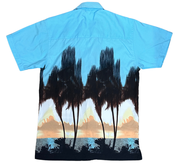 V-02 Medium  Hawaiian Trees at Dusk Shirt