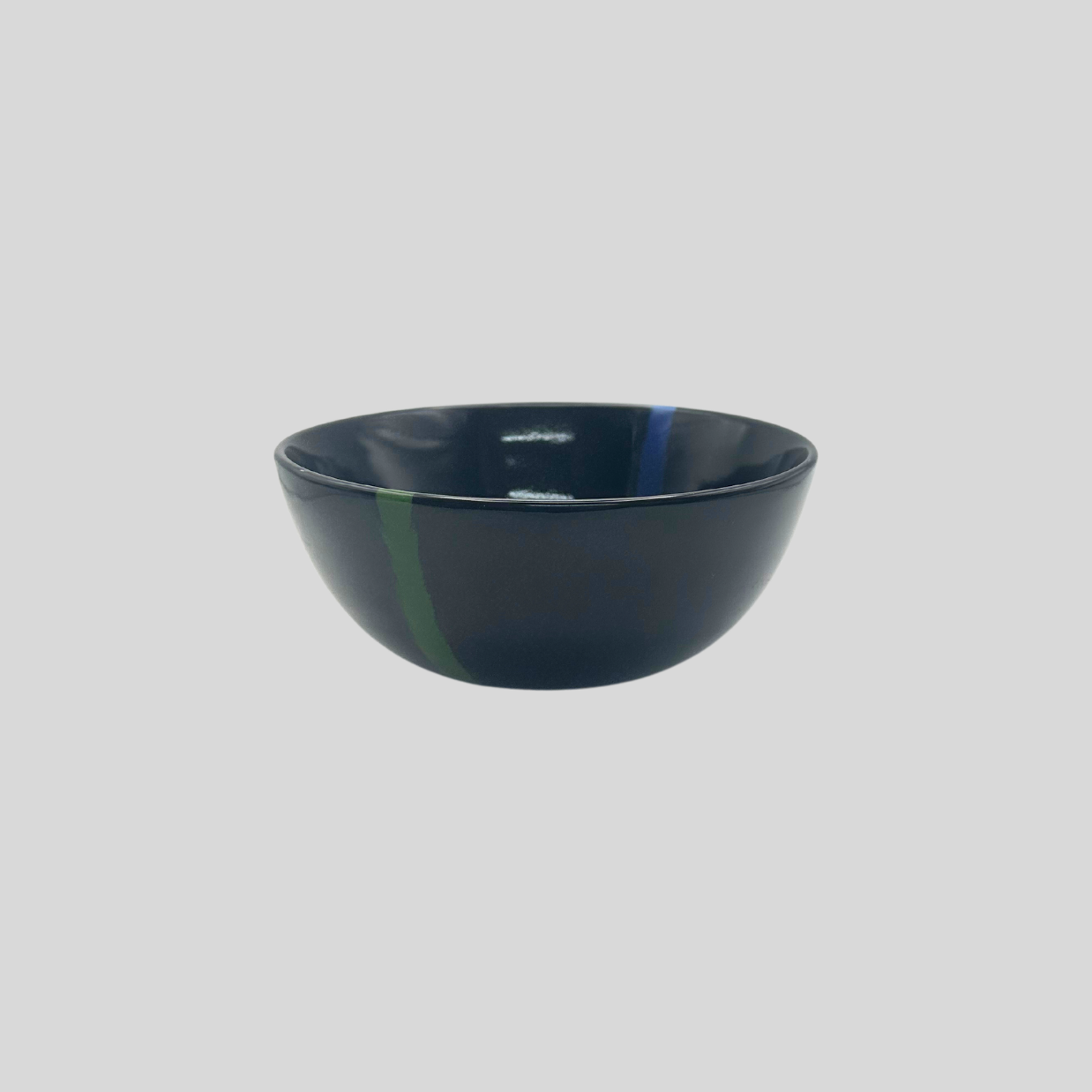 Stripe Blue/Green Pasta Bowl