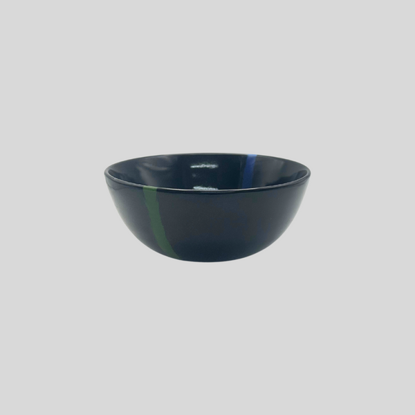 Stripe Blue/Green Soup Bowl