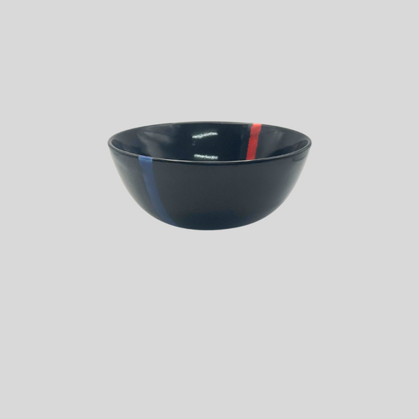 Stripe Red/Blue Soup Bowl