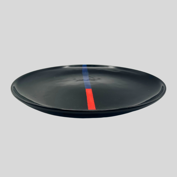 Stripe Red/Blue Side Bowl