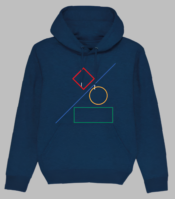 Balance Blue/Black Heather Hoodie