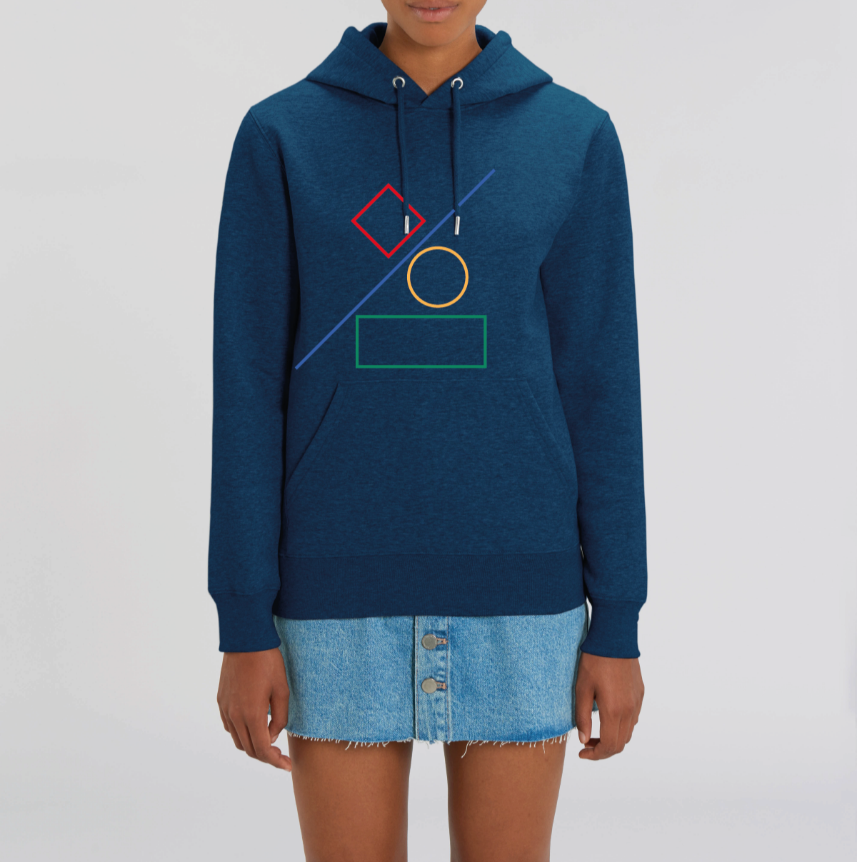 Balance Blue/Black Heather Hoodie