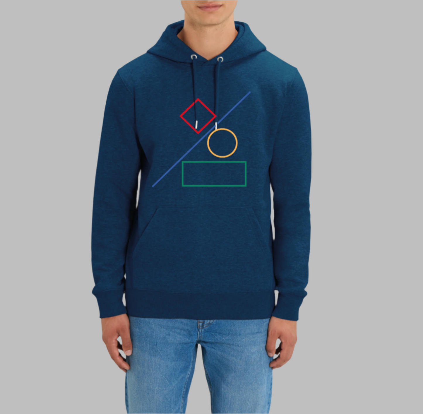 Balance Blue/Black Heather Hoodie