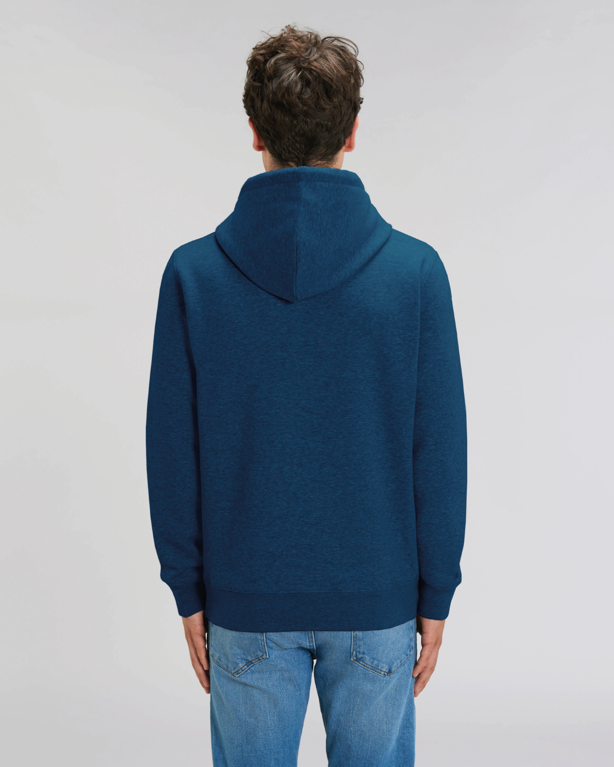 Theory Blue/Black Heather Hoodie