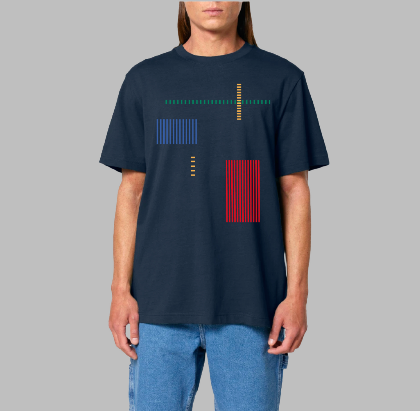 Tracks French Navy T-Shirt