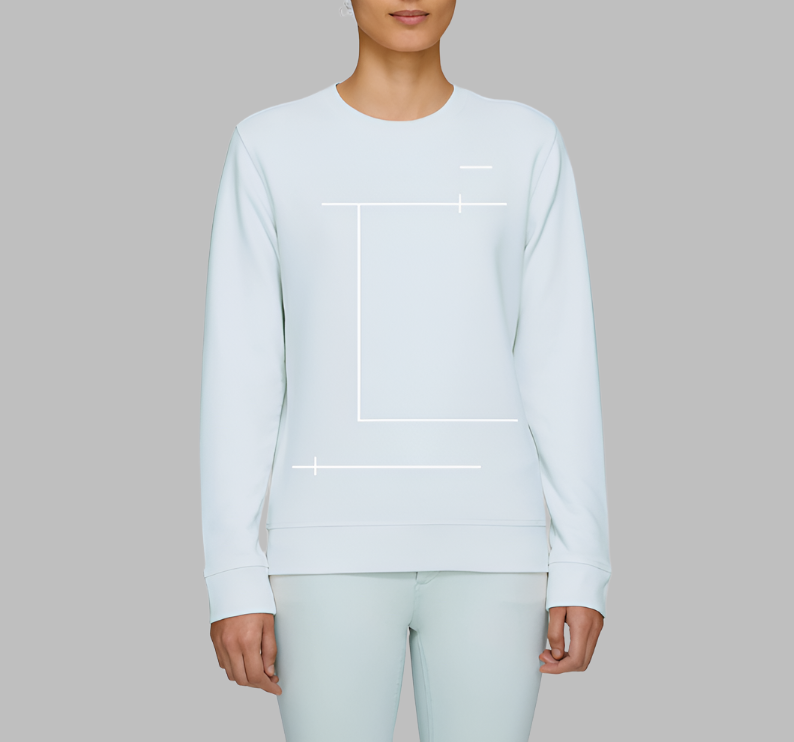 Location Powder Blue Sweatshirt