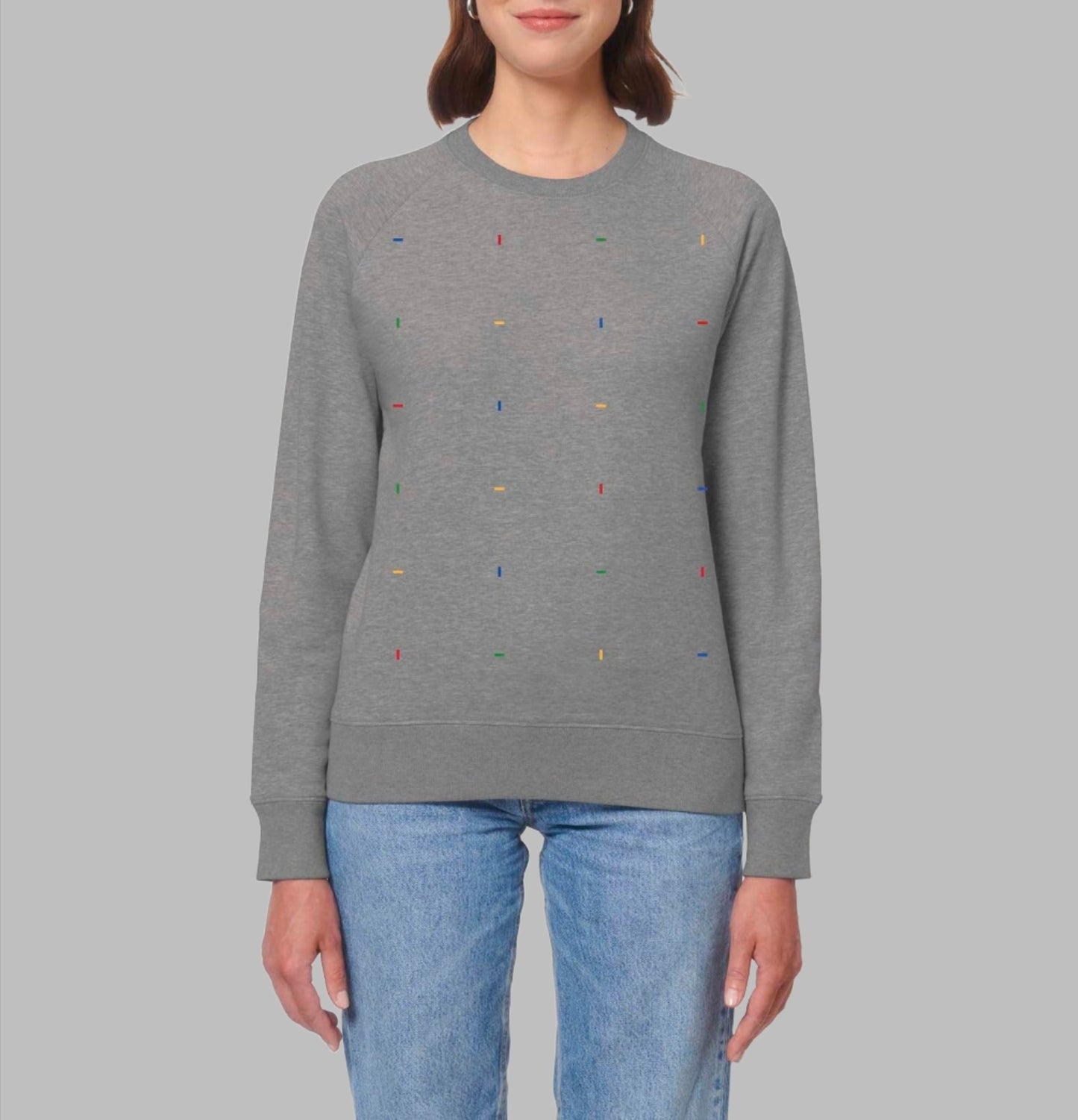 Blocks Mid Heather Gray Sweatshirt