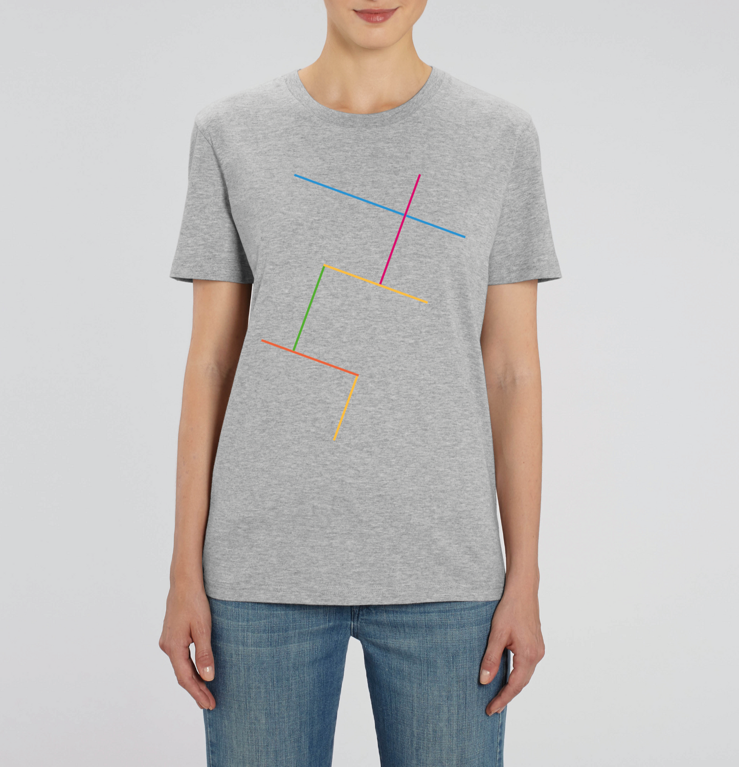 Stacked Heather Gray T-Shirt